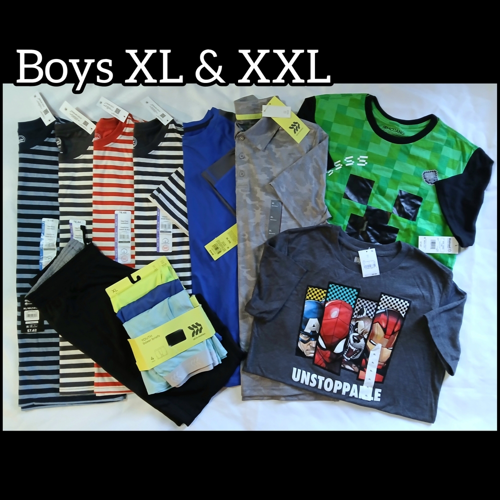 NWT Boys 10pc XL & XXL Bundle
